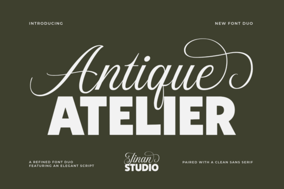 Antique Atelier Duo: A Premium Font for Marketers