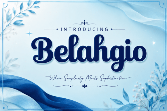 Belahgio: A Retro Script Font for Bold Campaigns