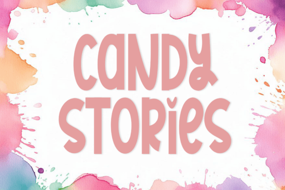 Candy Stories: A Rhythmic Script Font for Web Design