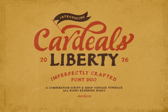 Cardeals: The Hand-Drawn Font for Authentic Branding