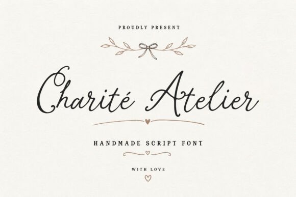 Charite Atelier: A Premium Script Font for Brand Elegance