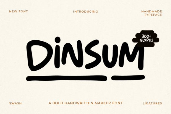 Dinsum: The Perfect Handwritten Font for Crafters