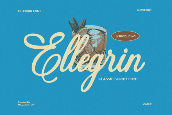 Ellegrin: A Bold Script Font for Your Brand