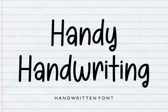Handy Handwriting: A Friendly Typeface for Web Design