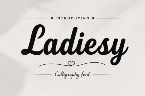Ladiesy: A Bold Script Font for Modern Web Design