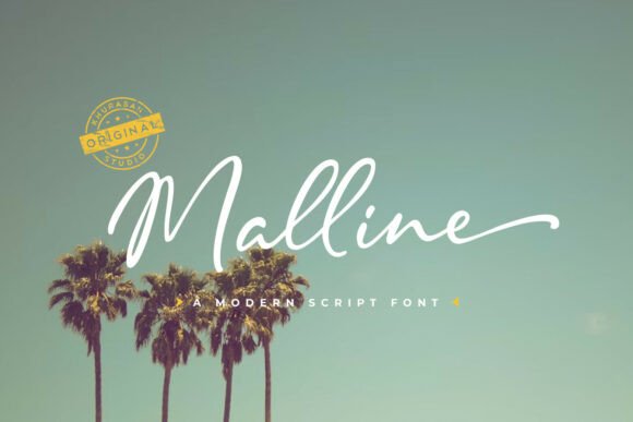 Malline: A Handwritten Script Font for Web Design