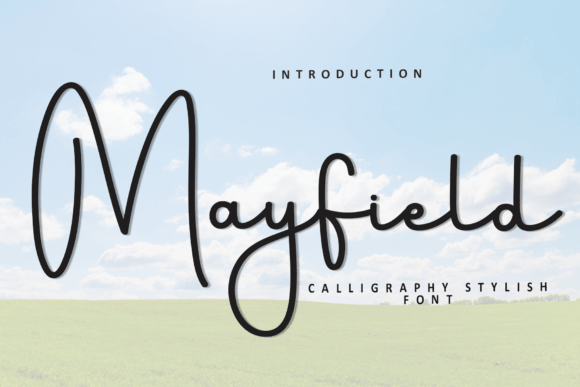 Mayfield: A Soft Script Font for Editorial Design