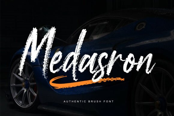 Medasron: A Bold Brush Typeface for Editorial Impact