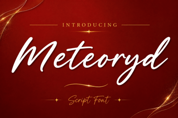 Meteoryd: A Modern Signature Script Font for Branding