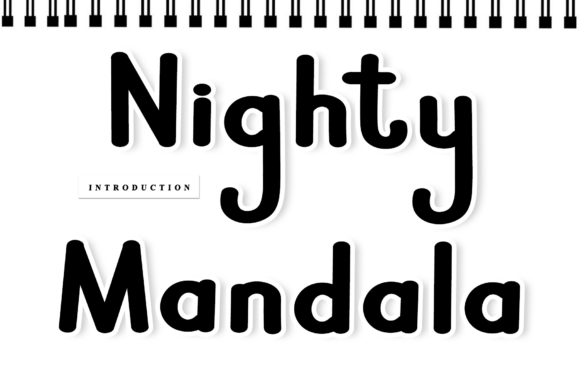 Nighty Mandala: A Timeless Handwritten Font for Branding