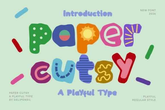 Paper Cutsy: A Playful Handwritten Font for Editors
