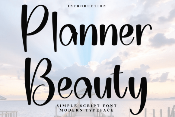 Planner Beauty: A Premium Script Font for Campaigns