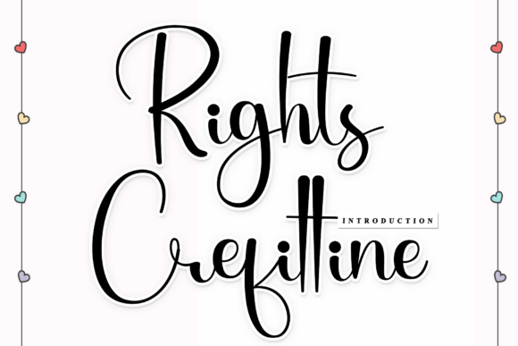 Rights Crefittine: A Timeless Handwritten Font for Editors