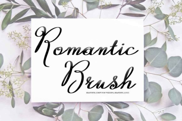 Romantic Brush: A Premium Script Font for Campaigns