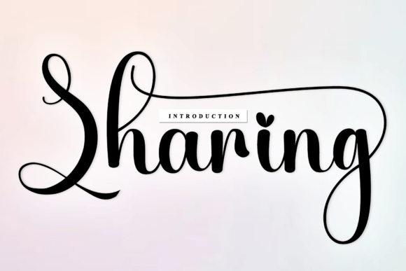 Sharing: A Timeless Handwritten Font for Editorial Design