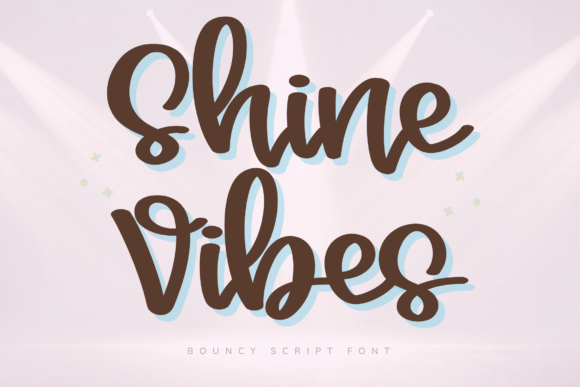 Shine Vibes: The Playful Script Font for Your Brand