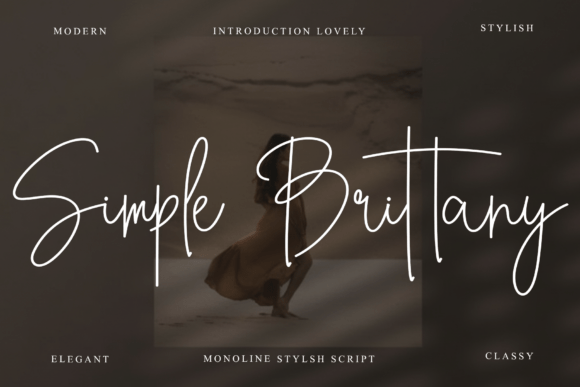 Simple Brittany: A Warm Script Font for Marketers