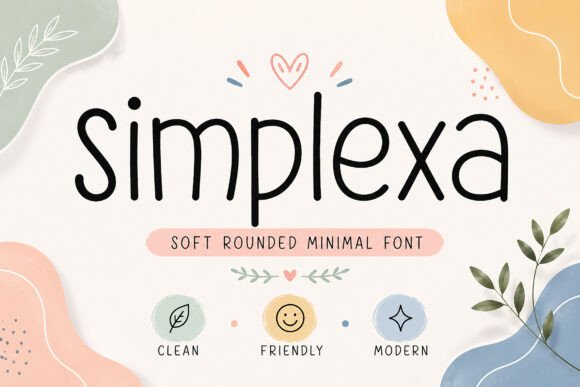 Simplexa: A Playful Handwritten Font for Crafters