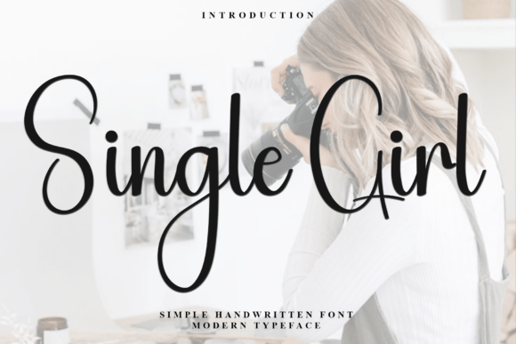 Single Girl: A Distinctive Script Font for Your Brand