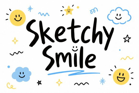 Sketchy Smile: A Playful Display Font for Web Design