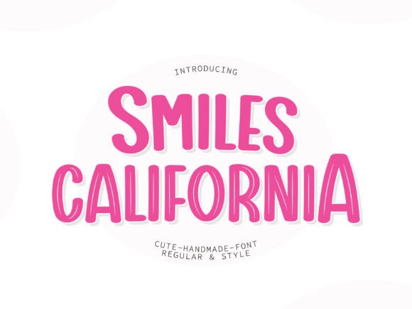 Smiles California: A Cheerful Handwritten Font for Web Design