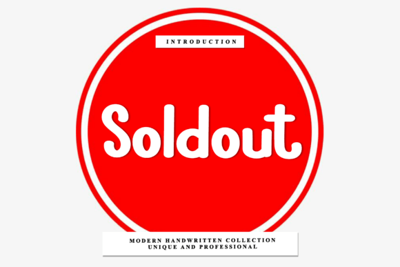Soldout: A Premium Script Font for Business Branding