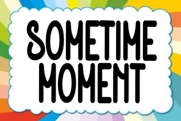 Sometime Moment: A Crisp Script Font for Crafters