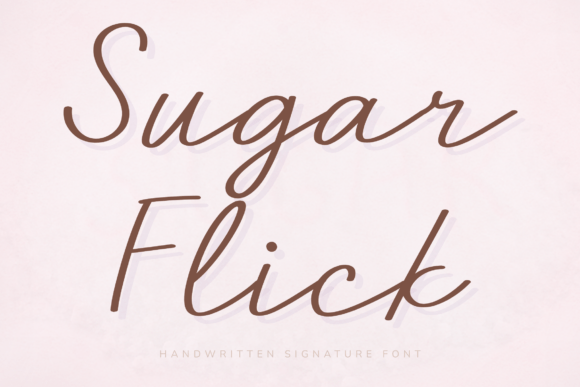 Sugar Flick: A Premium Script Font for Campaigns