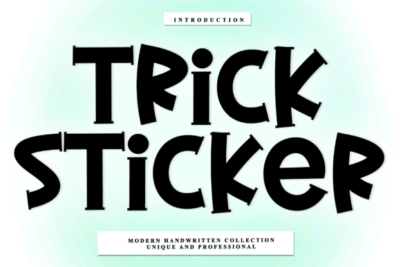 Trick Sticker: A Premium Script Font for Small Business