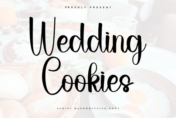 Wedding Cookies: A Handwritten Font for Authentic Branding