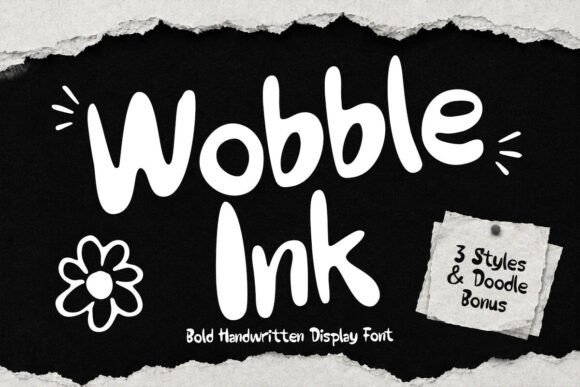 Wooble Ink: A Playful Font for Your Brand